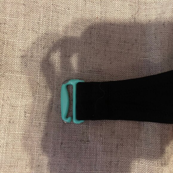 Black & Teal Shade & Shore Bikini Top, 36D - Picture 5 of 6